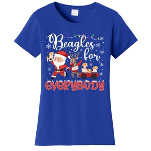 Beagle Christmas Beagles For Everybody Beagle Xmas Gift Women's T-Shirt