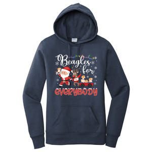 Beagle Christmas Beagles For Everybody Beagle Xmas Gift Women's Pullover Hoodie