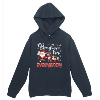 Beagle Christmas Beagles For Everybody Beagle Xmas Gift Urban Pullover Hoodie