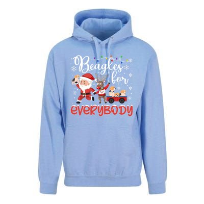 Beagle Christmas Beagles For Everybody Beagle Xmas Gift Unisex Surf Hoodie