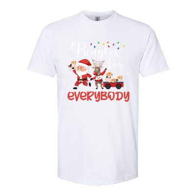 Beagle Christmas Beagles For Everybody Beagle Xmas Gift Softstyle CVC T-Shirt