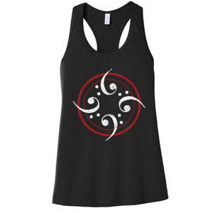 Bass Clef Bass Guitar Player Bassist Shirt Gift Women's Racerback Tank