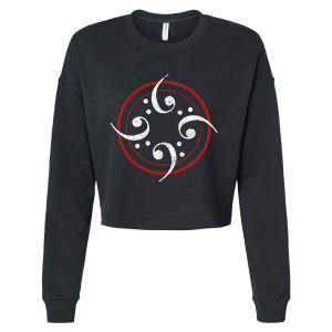 Bass Clef Bass Guitar Player Bassist Shirt Gift Cropped Pullover Crew