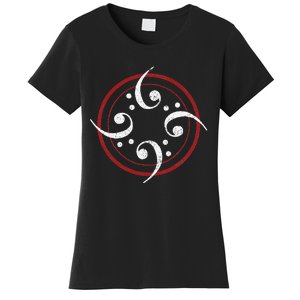 Bass Clef Bass Guitar Player Bassist Shirt Gift Women's T-Shirt