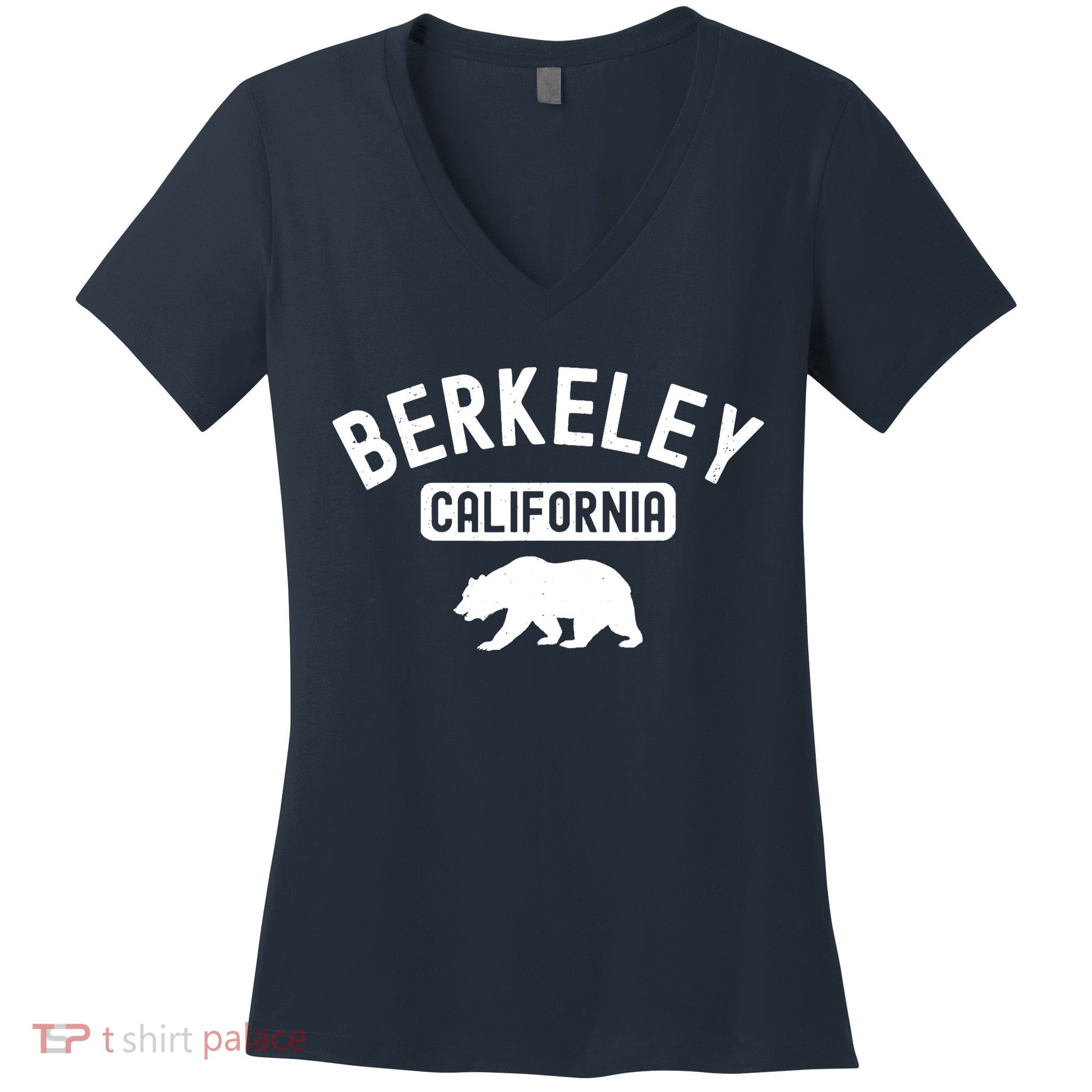 Berkeley California Bear Bay Area Oakland Alameda County 510 Women's V-Neck T-Shirt