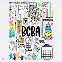 Board Certified Behavior Analyst BCBA Symbols ABA Therapist Button