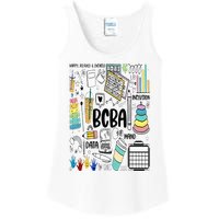 Board Certified Behavior Analyst BCBA Symbols ABA Therapist Ladies Essential Tank