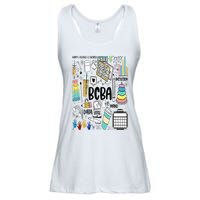 Board Certified Behavior Analyst BCBA Symbols ABA Therapist Ladies Essential Flowy Tank