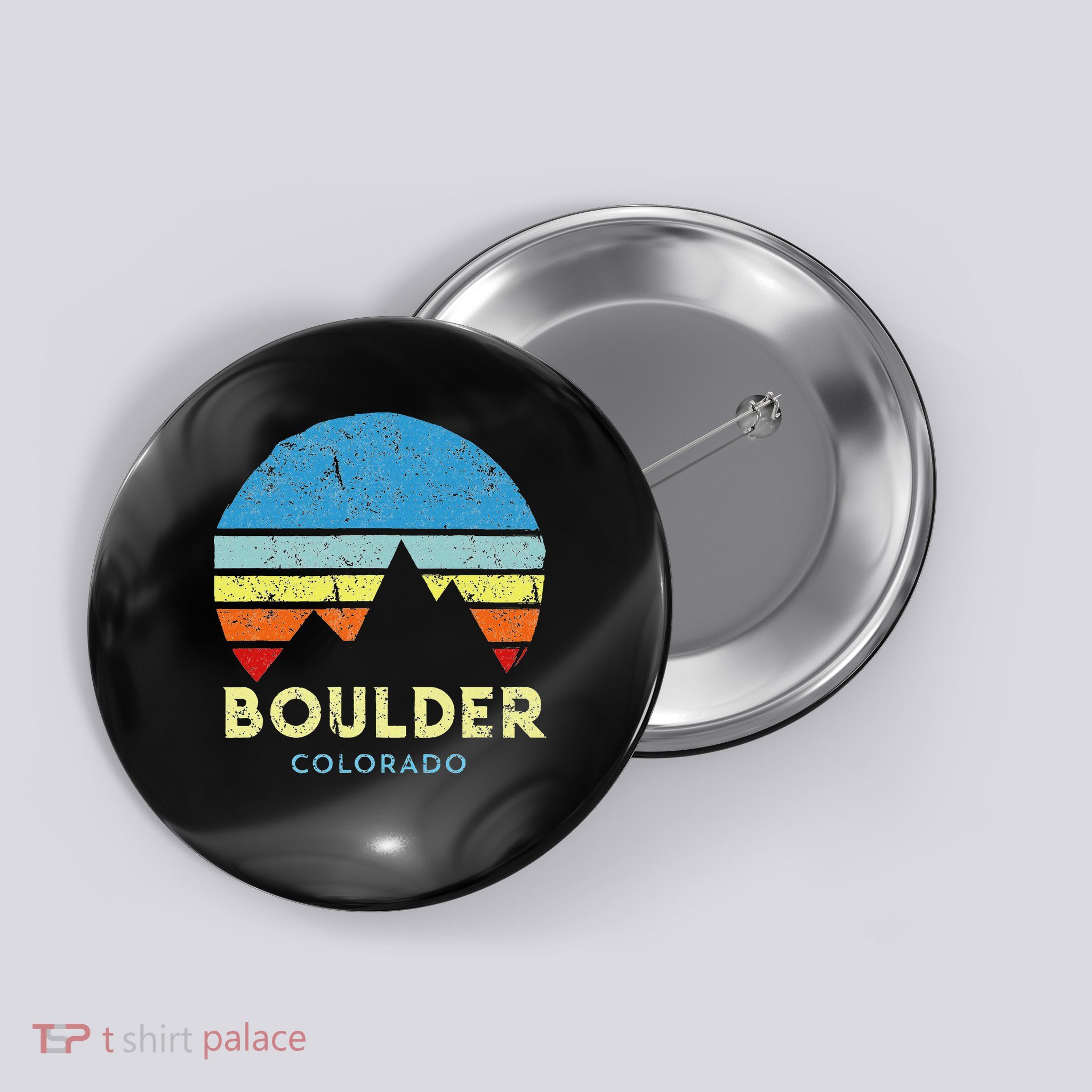 Boulder Colorado Button