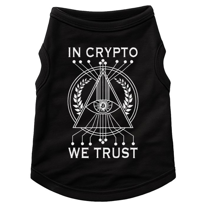 Bitcoins Cryptocurrency Bitcoin In Crypto We Trust Doggie Tank