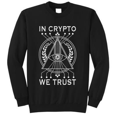 Bitcoins Cryptocurrency Bitcoin In Crypto We Trust Sweatshirt