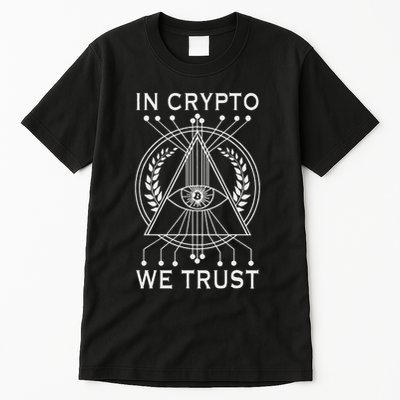 Bitcoins Cryptocurrency Bitcoin In Crypto We Trust Tall T-Shirt