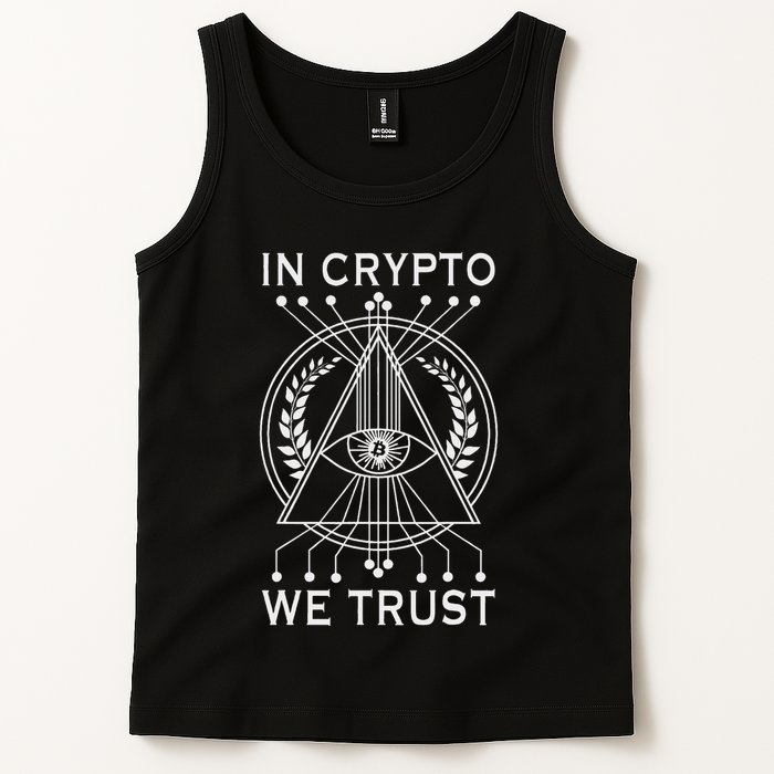 Bitcoins Cryptocurrency Bitcoin In Crypto We Trust Tank Top
