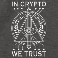 Bitcoins Cryptocurrency Bitcoin In Crypto We Trust Vector Backpack