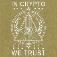Bitcoins Cryptocurrency Bitcoin In Crypto We Trust Garment-Dyed Women's Muscle Tee