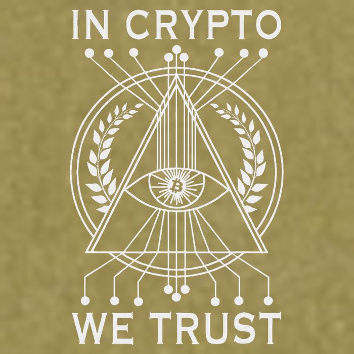 Bitcoins Cryptocurrency Bitcoin In Crypto We Trust Garment-Dyed Women's Muscle Tee