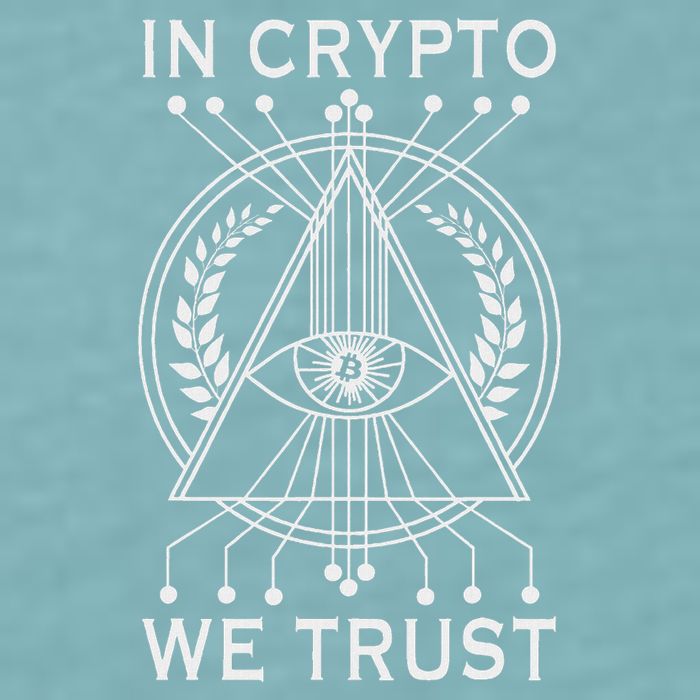 Bitcoins Cryptocurrency Bitcoin In Crypto We Trust Sueded Cloud Jersey T-Shirt
