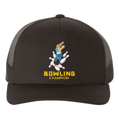 Bowling Champion Yupoong Adult 5-Panel Trucker Hat