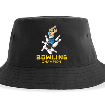 Bowling Champion Sustainable Bucket Hat