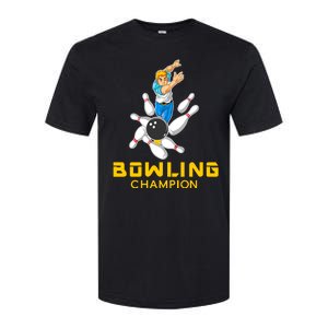 Bowling Champion Softstyle CVC T-Shirt