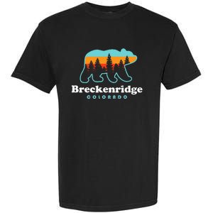 Breckenridge Colorado Bear Mountains Trees Garment-Dyed Heavyweight T-Shirt