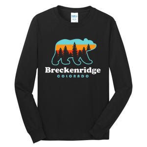 Breckenridge Colorado Bear Mountains Trees Tall Long Sleeve T-Shirt