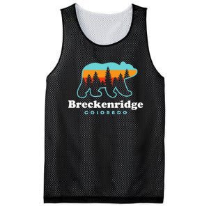 Breckenridge Colorado Bear Mountains Trees Mesh Reversible Basketball Jersey Tank