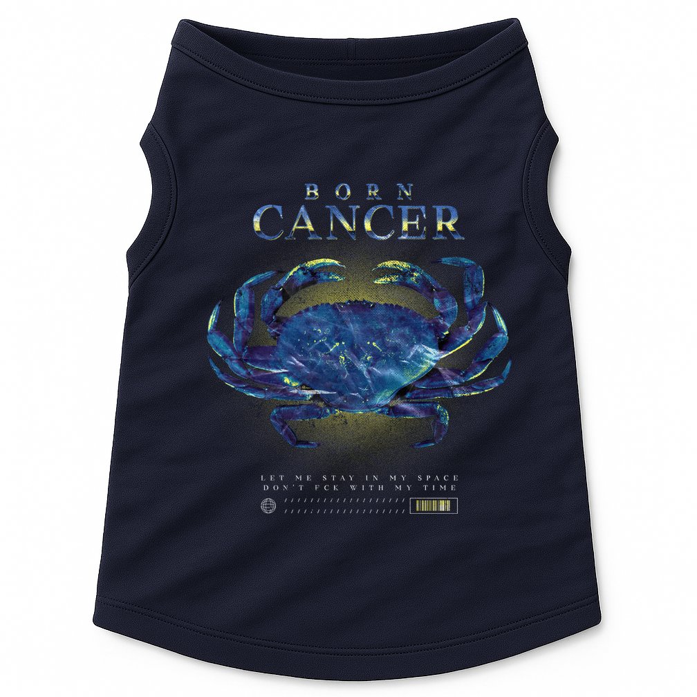 Born Cancer Doggie Tank