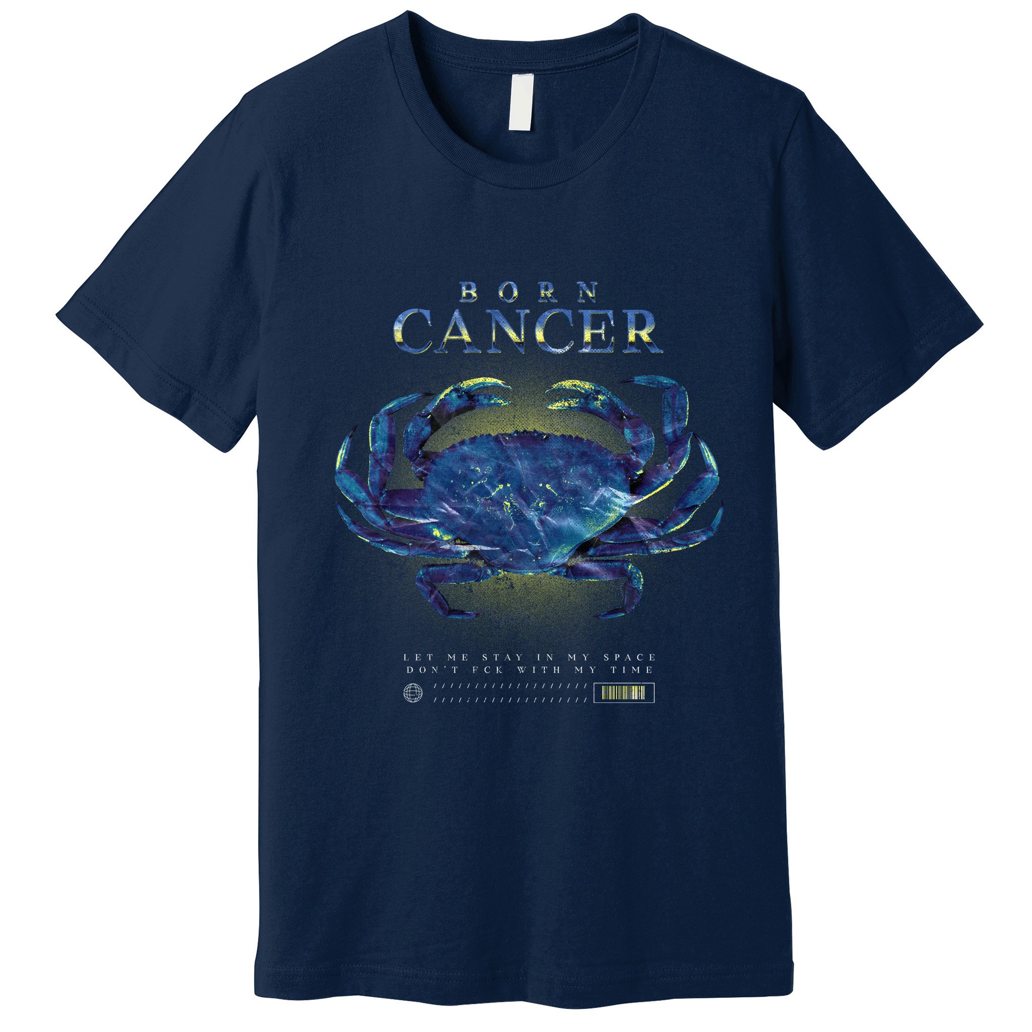 Born Cancer Premium T-Shirt