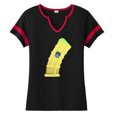 Banana Clip Ladies Halftime Notch Neck Tee