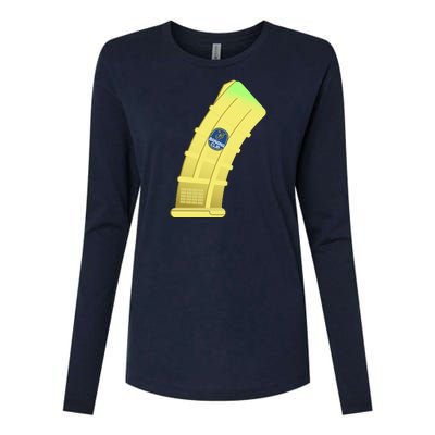 Banana Clip Womens Cotton Relaxed Long Sleeve T-Shirt