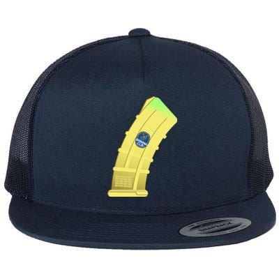 Banana Clip Flat Bill Trucker Hat