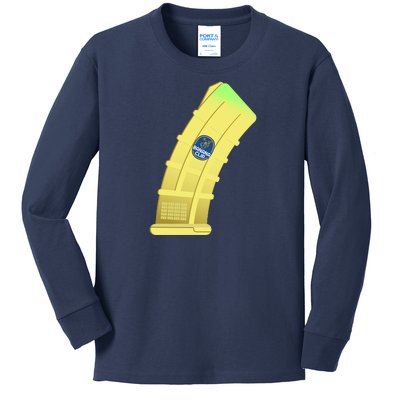 Banana Clip Kids Long Sleeve Shirt