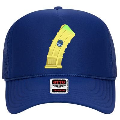 Banana Clip High Crown Mesh Back Trucker Hat