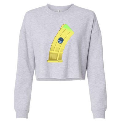 Banana Clip Cropped Pullover Crew