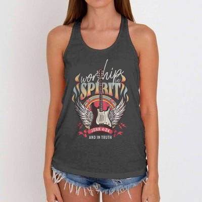 Boho Christian Women's Knotted Racerback Tank