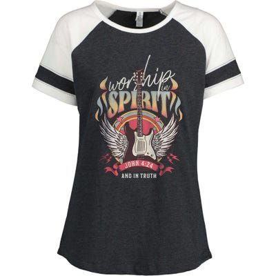 Boho Christian Enza Ladies Jersey Colorblock Tee