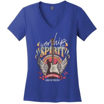 Boho Christian Women's V-Neck T-Shirt