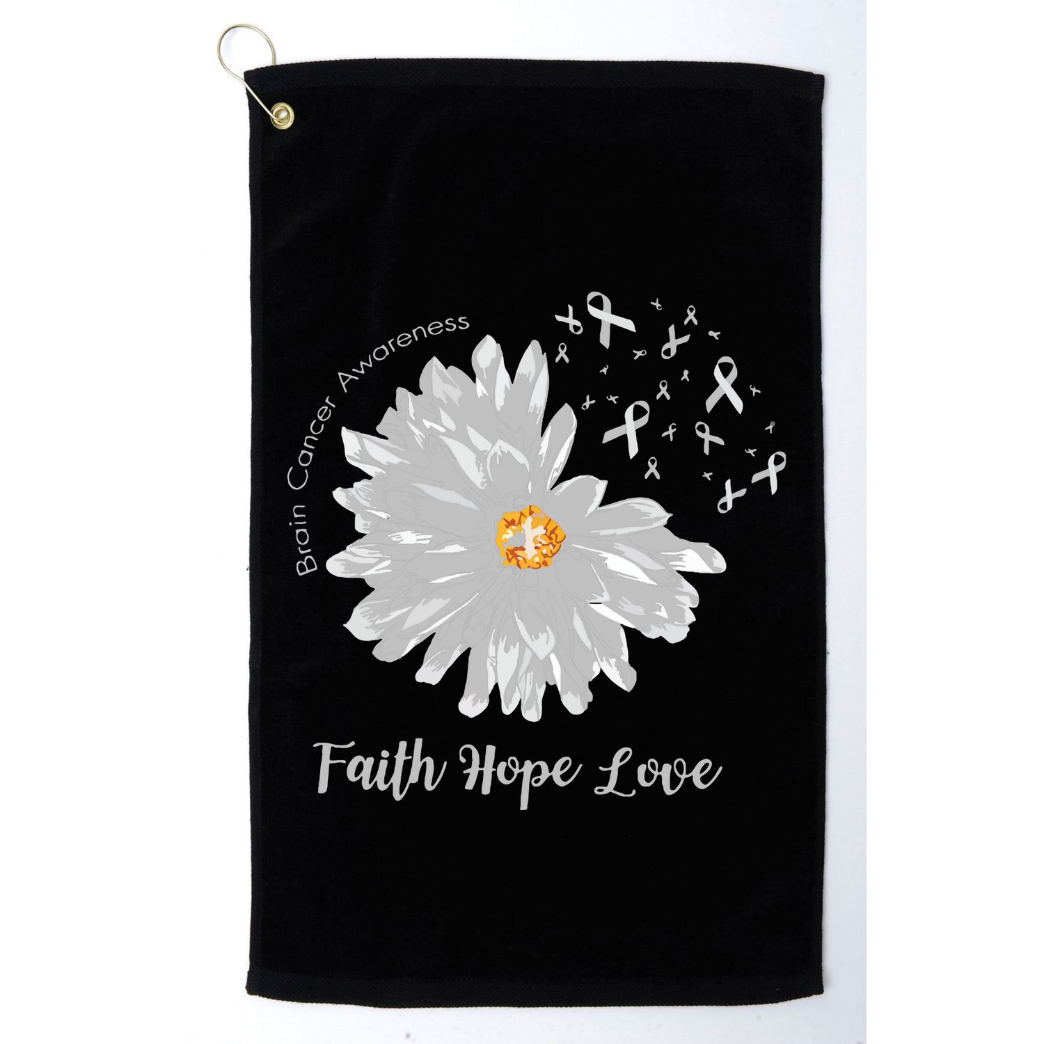Brain Cancer Brain Cancer Awareness Golf Towel