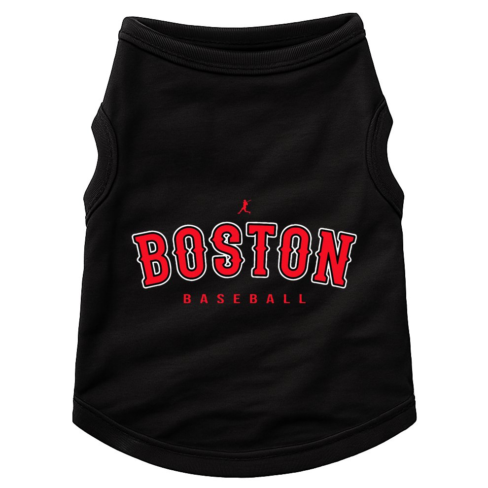 Boston City Baseball Retro Vintage Baseball Lover Doggie Tank