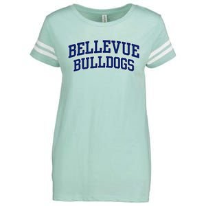 Bellevue College Bulldogs Enza Ladies Jersey Football T-Shirt