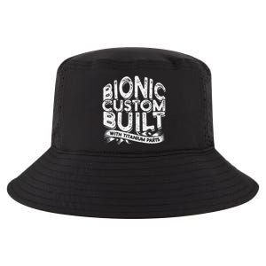 Bionic Custom Built With Titanium Parts Knee Surgery Cool Comfort Performance Bucket Hat