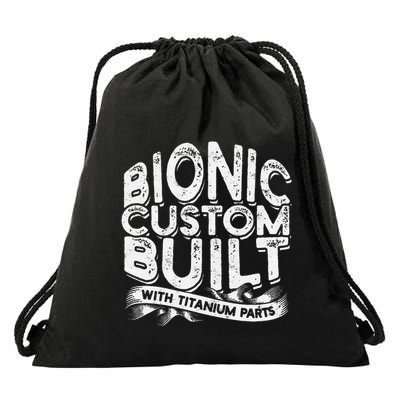 Bionic Custom Built With Titanium Parts Knee Surgery Drawstring Bag