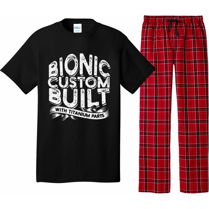 Bionic Custom Built With Titanium Parts Knee Surgery Pajama Set