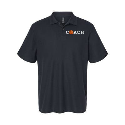 Basketball Coach Softstyle Adult Sport Polo