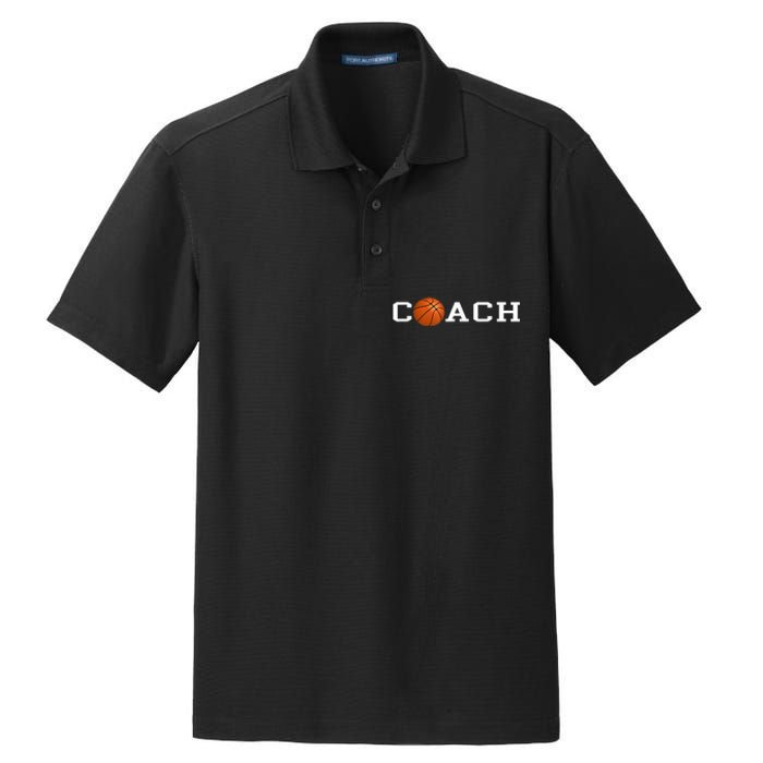 Basketball Coach Dry Zone Grid Polo