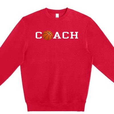 Basketball Coach Premium Crewneck Sweatshirt