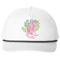 Boats Cowgirl Baby Doll Western Pink Cactus Girl Snapback Five-Panel Rope Hat