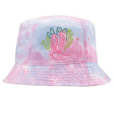 Boats Cowgirl Baby Doll Western Pink Cactus Girl Tie-Dyed Bucket Hat