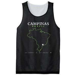 Brazil Campinas Mesh Reversible Basketball Jersey Tank